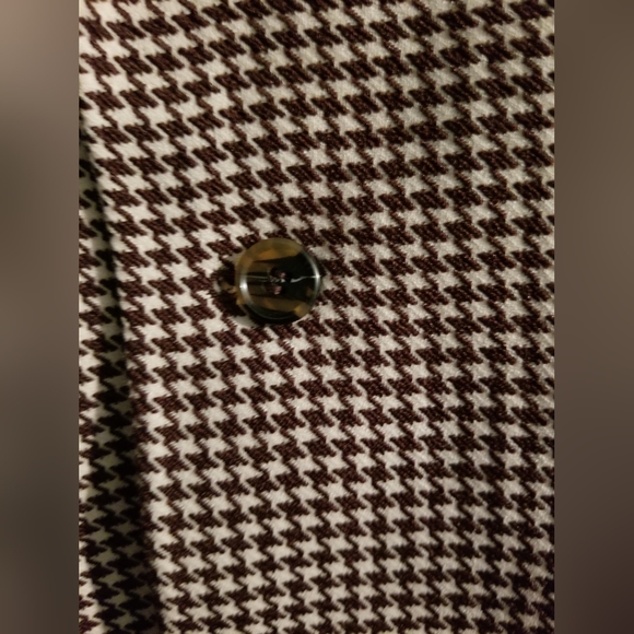 ASOS Brown Dogtooth Super Skinny Suit - Picture 2 of 8